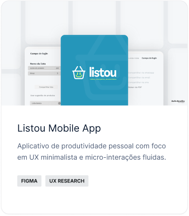 Projeto Listou